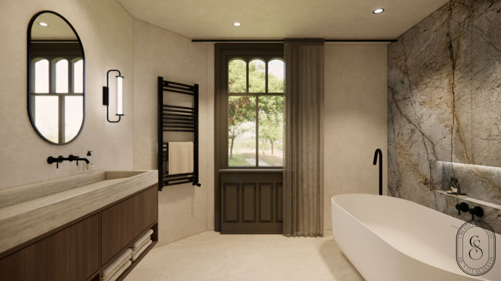 Render of a bathroom
