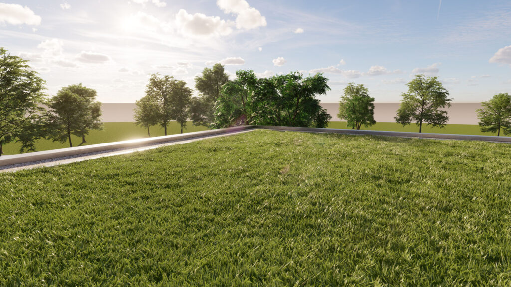 Verbeterde scherpte van het gras en schaduwkwaliteit in Enscape 4.13