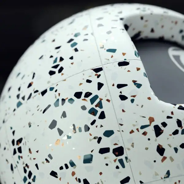 Een render van een kunstobject.