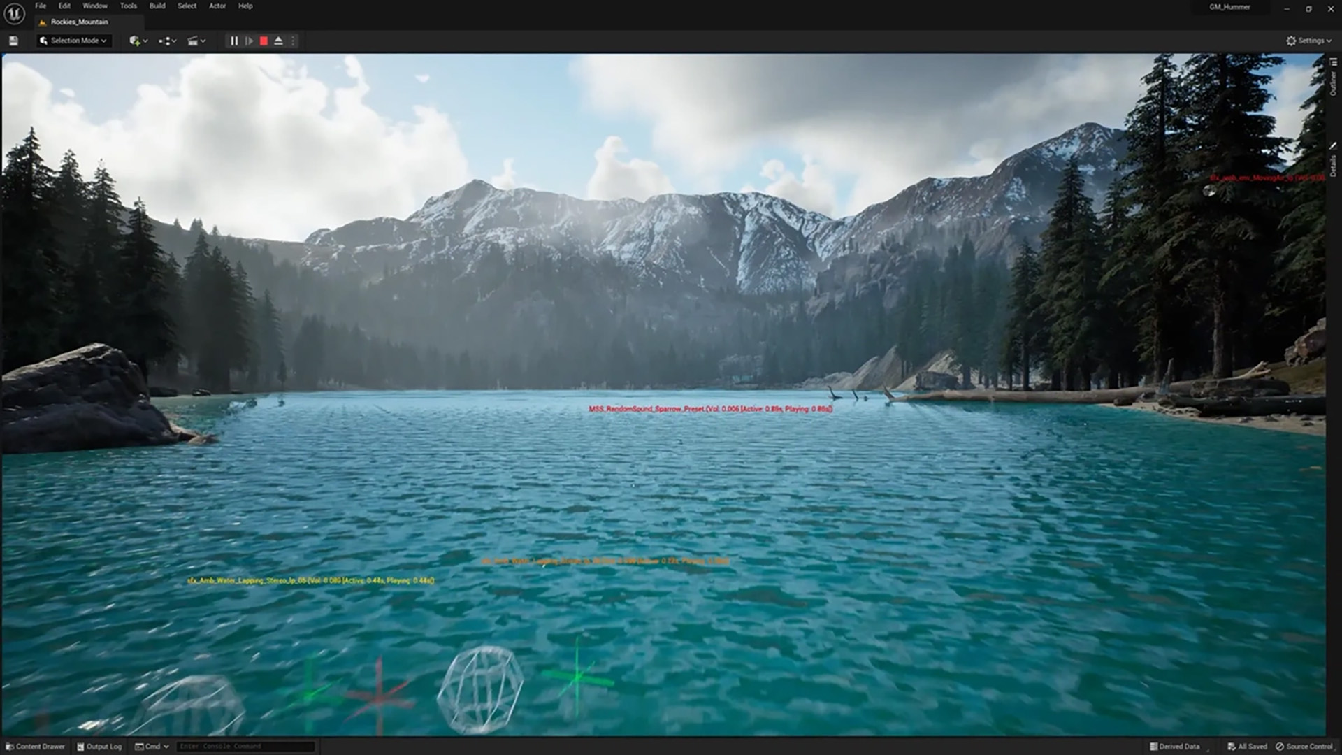Unreal Audio Engine voor dynamische soundscapes, realtime synthese en geavanceerde DSP-effecten.