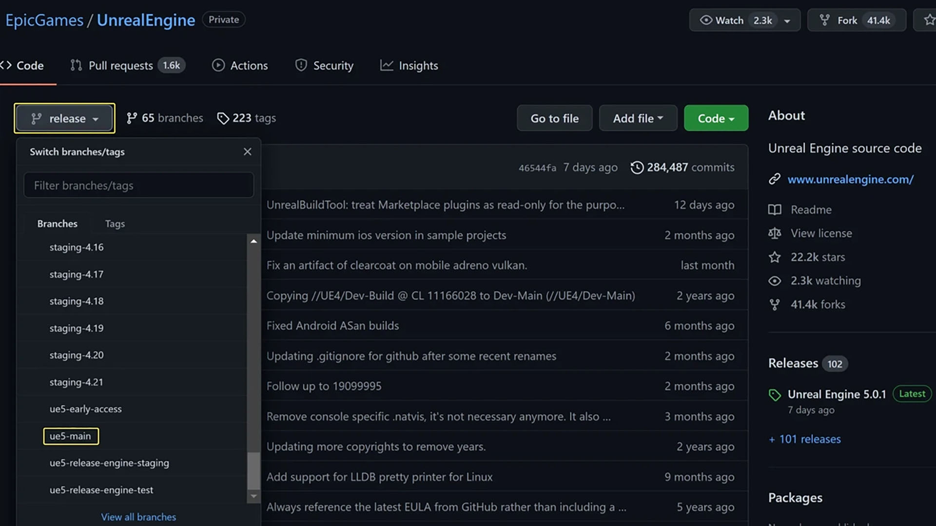 Volledige C++-broncode van Unreal Engine beschikbaar via GitHub voor aanpassing en optimalisatie.