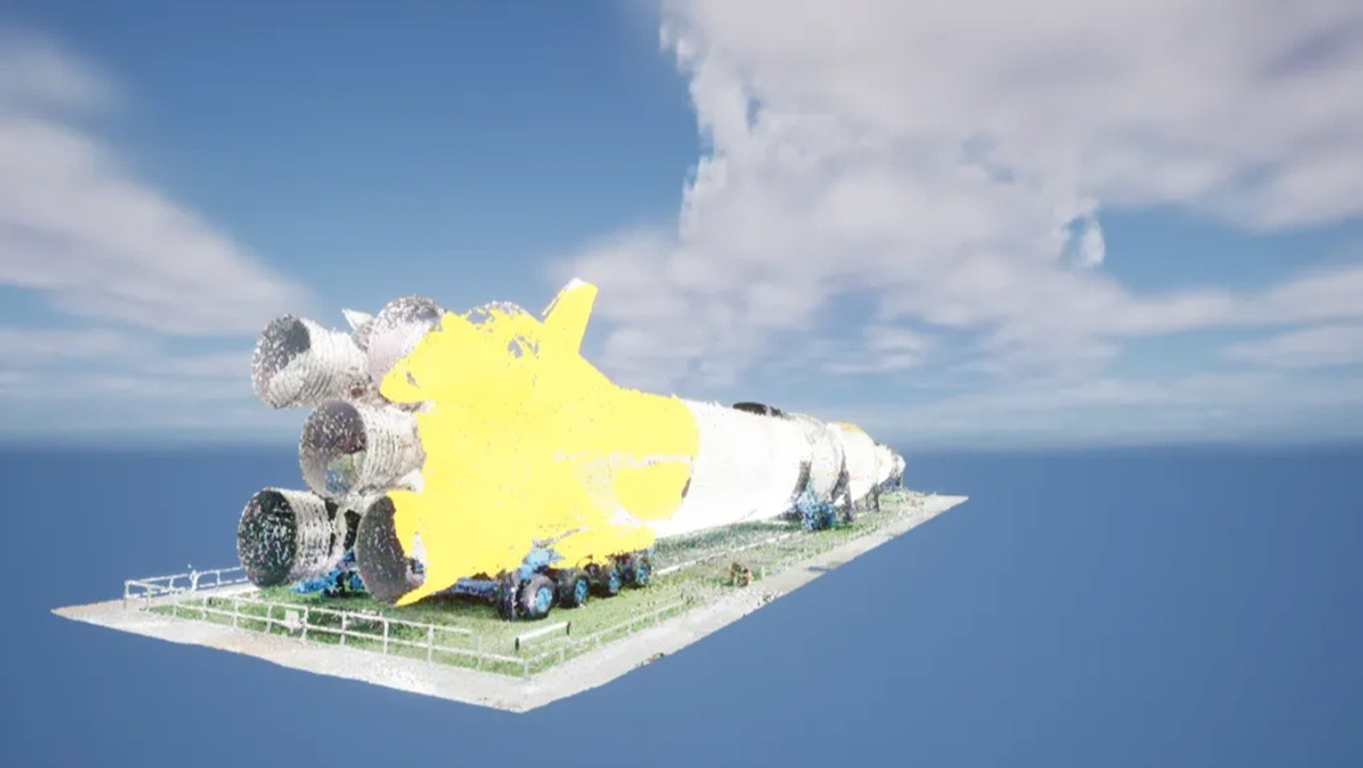 Visualisatie en bewerking van grote datasets van LiDAR point clouds in Unreal Engine.