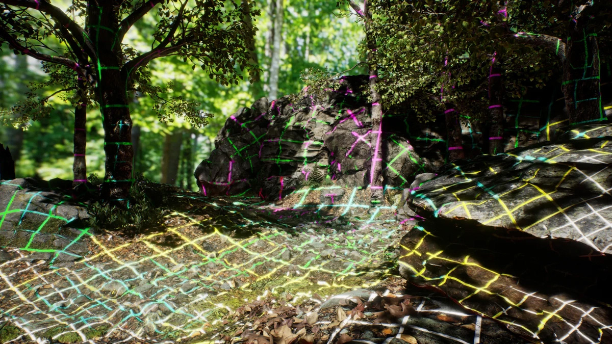 Efficiente streaming van gigantische texturen met virtuele texturering.