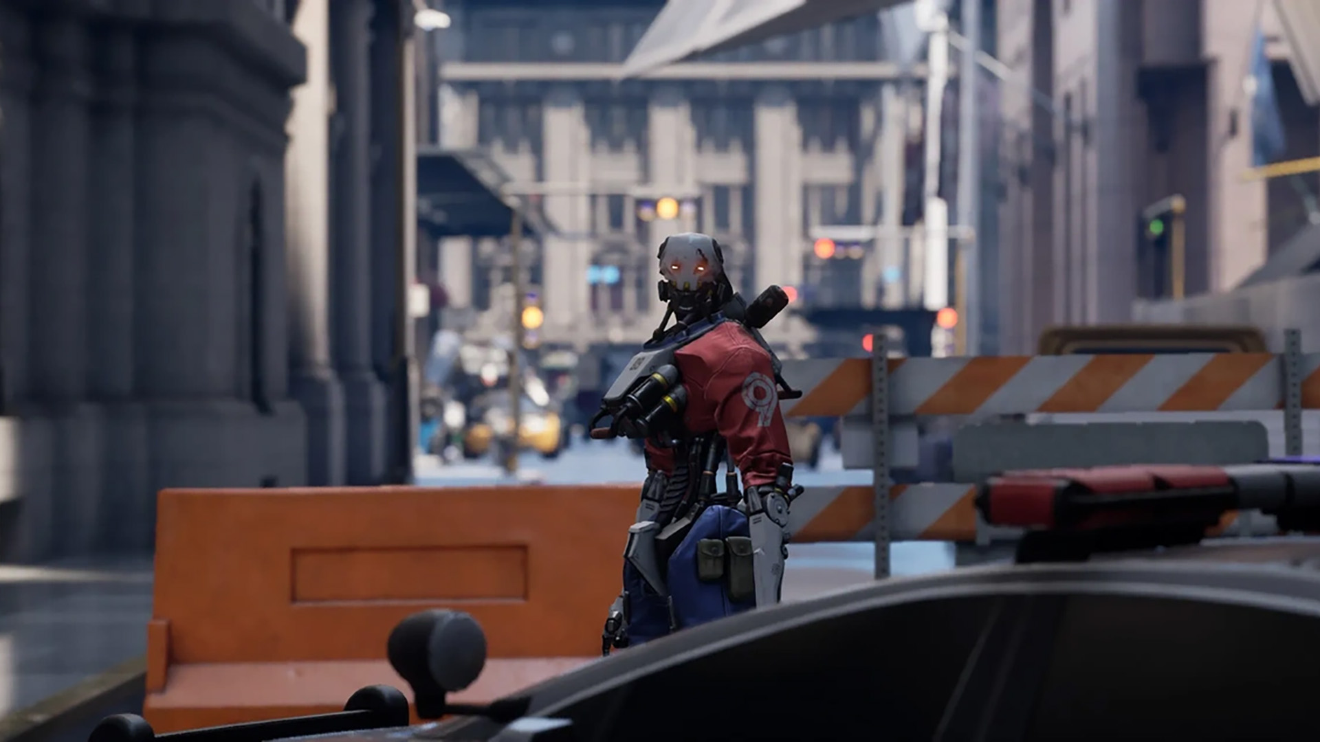 Voorbeeld van filmwaardige post-processing en screen-space effecten zoals bloom en depth of field.