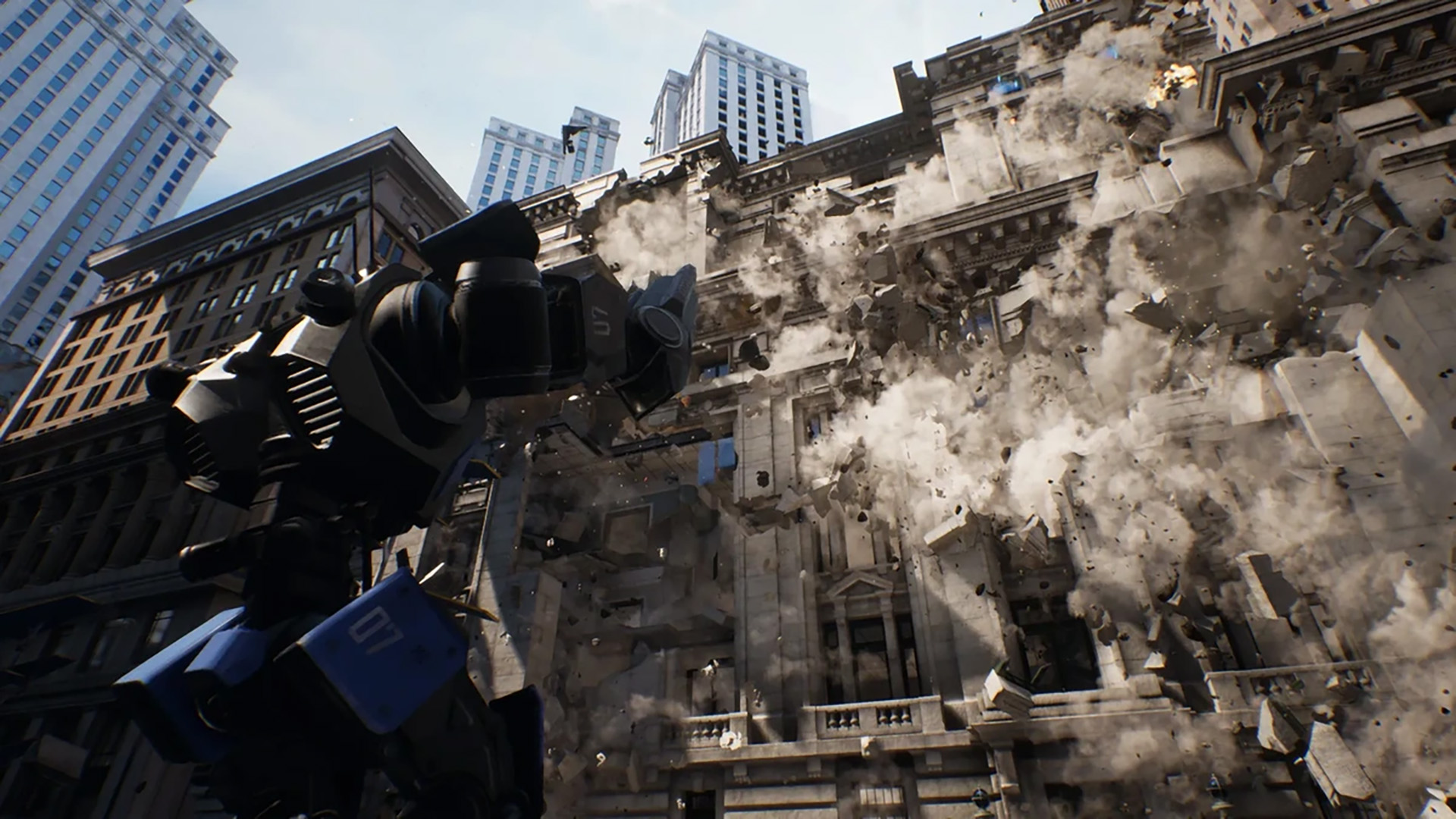 Chaos-destructiesysteem voor het realistische breken en vernietigen van objecten op schaal.