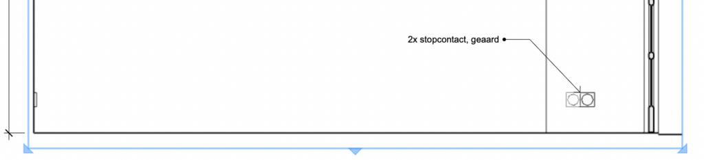 Screenshot van een LayOut annotatie